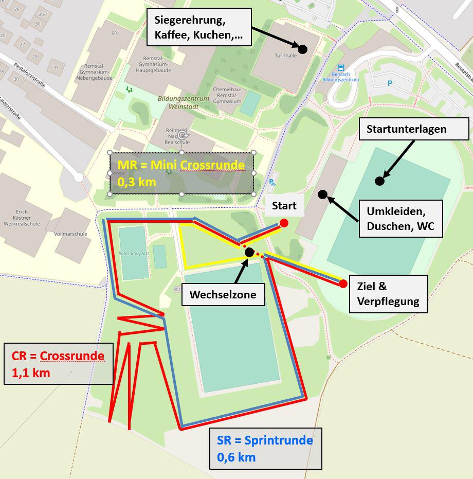 WeinstadtCross Strecke 2023